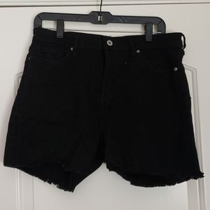 Black High Rise women's shorts
